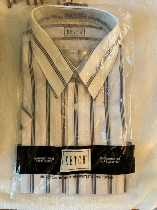 Stafford, Ketch, Van Heusen Men’s Short Sleeve Button-down Shirt Bundle - Picture 2 of 9